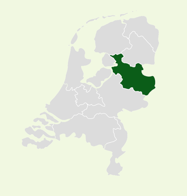 Provincie Overijssel kaart