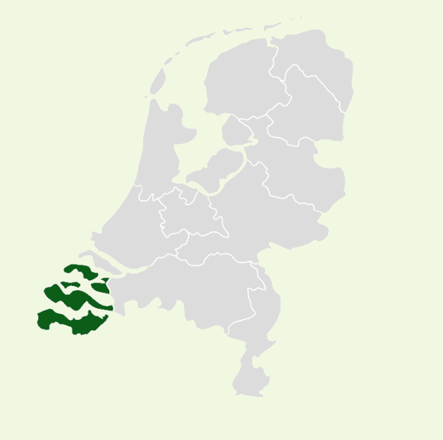 Provincie Zeeland kaart